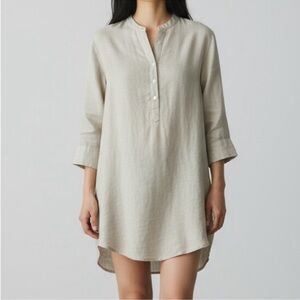 Tuckernuck Natural Linen Emilia Dress